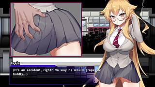 Chloaxscramble begins with wild anime blowjob action