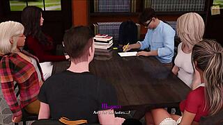 Brunette’s erotic game unfolds with daring moves in dik route 112