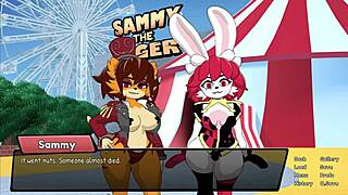 Comical Heat in Honeymoon Games with Big Tits Femdom Group