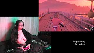 naked night springs playthrough with big tits brunette 😍