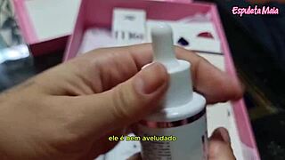 i'm testing these erotic products like body oil and wet line it's so sensual