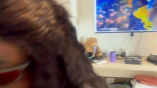 Latina maid fucks hotel guest in messy room