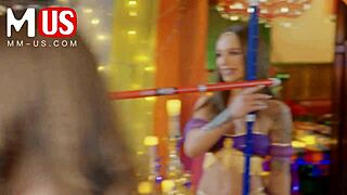 1843 03 French Slut In Black Satin Dress Red Garter Belt Pink Satin Panties Stockings Heels Doggystyle Fucking Blowjob Dirty Talk