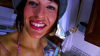 i moaned so loud as that spanish milf ripped my clothes and made me cum hard in her wet pussy