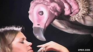 Hot Amber Wild and Azalea Lee explore big sex toys in a close-up lesbian scene