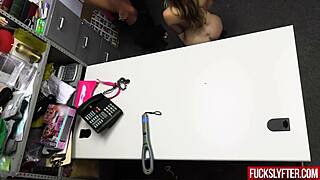 Man, toughest gal got drilled in security dept!