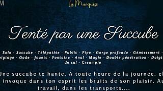 Tempted by French Succubus With Dirty Public Anal Talk