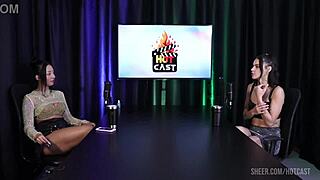 Hey, check the best moments of Debora Andrade and Vitoria Beatriz in Hot Cast! Watch Part 1 on Sheer Red!