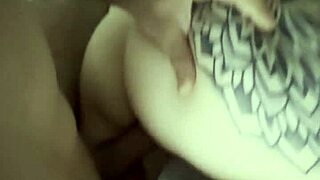 Feeling the deep connection as he fingers my ass, leading to intimate amateur sex with cum inside.