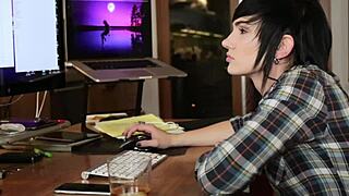 That Tattooed Lesbian Pussy Looks So Wet and Rough!