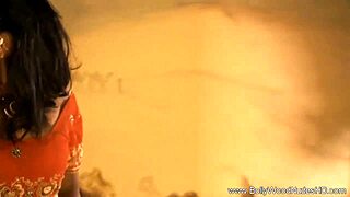 Glamorous Asian Brunette Dances Naked with Teasing Snake Moves