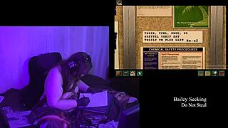 brunette bbw with long hair plays naked in secrets can end remaster