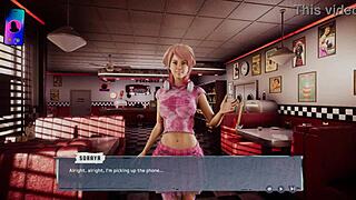 She whispers, 'Let's explore the 69 sex route uncensored in this game.'