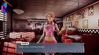 She whispers, 'Let's explore the 69 sex route uncensored in this game.'