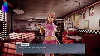 She whispers, 'Let's explore the 69 sex route uncensored in this game.'