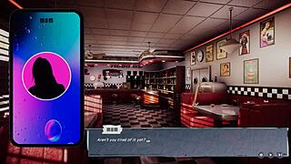 She whispers, 'Let's explore the 69 sex route uncensored in this game.'