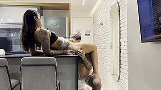 Wow, he got my ass so wet and slammed his cock deep in me!