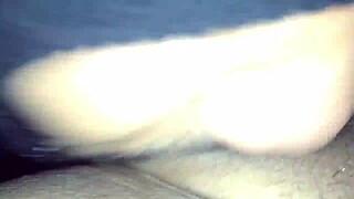 Ebony queen squirts under masked monster cock