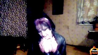 Bold Erotic Dance and Steamy Masturbation by Horny MILF KlaudiaAmberGirl