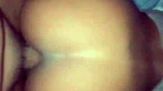 she passionately begs for a creampie in doggystyle, leading to intense squirting and rough pov action