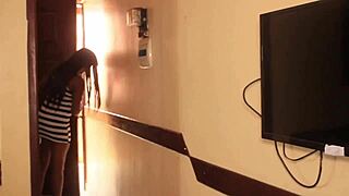 Evening Sensuality Show by TV Handyman and Client