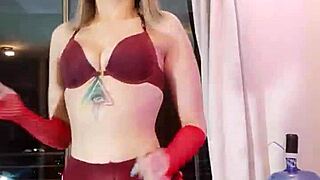 Zaramontoyareal's Webcam Dildo Masturbation