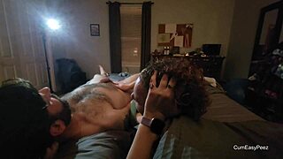 Liza and Andy share an intimate moment where he releases a large amount.