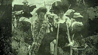 vintage erotic art that teases with retro hairy charm.