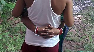 Wanna See Desi Hot Santhali Bhabhi Outdoor Action?