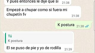 Latina Girlfriend Shares Past Fucks Over Phone Chat