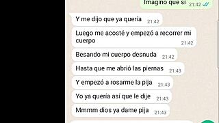 Latina Girlfriend Shares Past Fucks Over Phone Chat