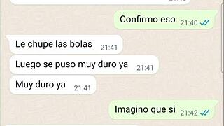 Latina Girlfriend Shares Past Fucks Over Phone Chat