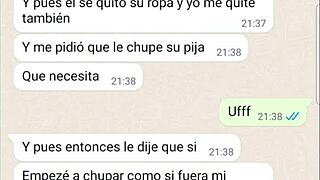 Latina Girlfriend Shares Past Fucks Over Phone Chat