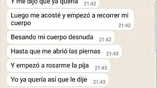 Latina Girlfriend Shares Past Fucks Over Phone Chat
