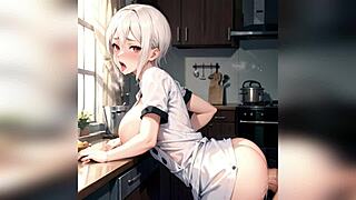 Fuck my tight ass huge milf swallows big cock fucks hot young girl with huge boobs big dick in wet cunt anal 3d animated 😈