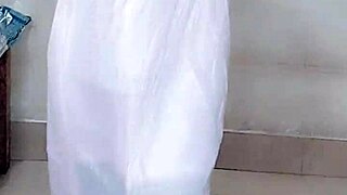 piss walking in chastity cage with girlfriend outdoor