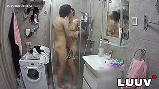 Luuv a webcam couples steamy homemade shower a daily exhibitionist thrill