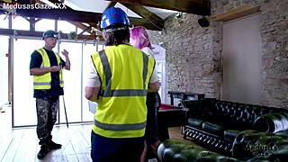 fit for rent in passionate photoshoot roleplay with big tits