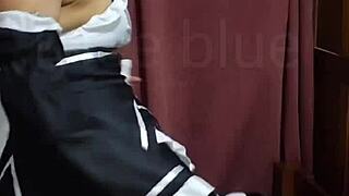 otaku in rem cosplay surrenders to unprotected encounter part 1