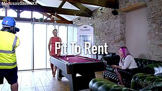 fit for rent in passionate photoshoot roleplay with big tits
