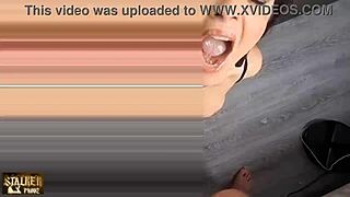 Busty MILF Mary Rider gets pissed in mouth and ass 😈