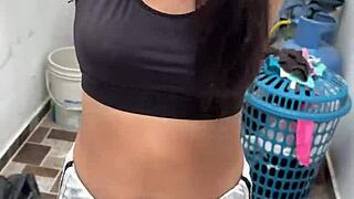 Neighbor Washes Clothes For Payment