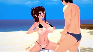 Call of nature part 4: hyperbolic flower in anal, blowjob, creampie action! 🍆