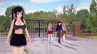 Call of nature part 4: hyperbolic flower in anal, blowjob, creampie action! 🍆