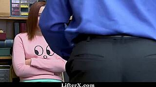 Smart shoplifter got caught, but chose fucking over jail 😈. What a deal!