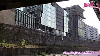 Pick up fat german slut on street and fuck her