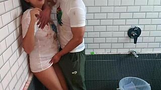 holi special bro and saara playing with friends