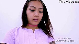 rising asian fashion muse gets fucked at modeling audition