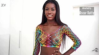 19-year-old brazilian ebony beauty jenny pretinha endures double penetration in all holes with monster cocks