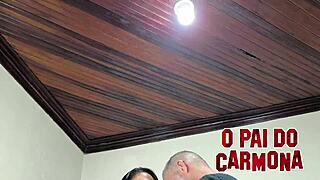 First DP with squirting and anal for Taubaté slut